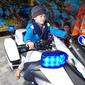 Allemaal even op de motor.